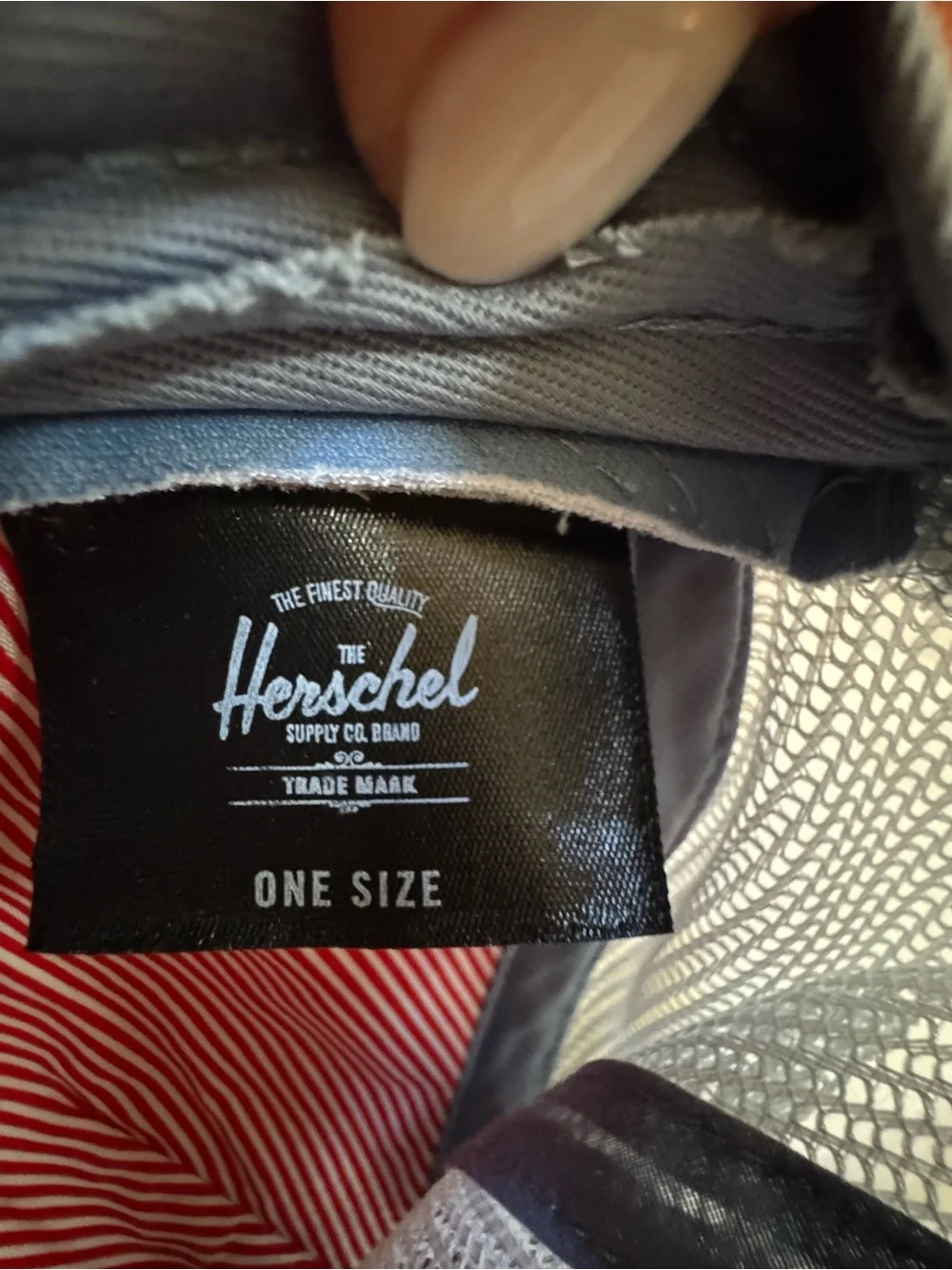 Herschel Kids Floral Trucker SnapBack Hat Blue Mesh OSFM - EUC